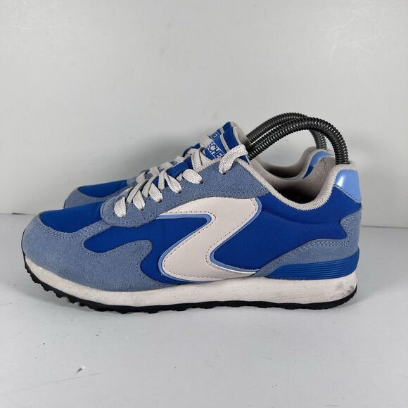 Skechers Street OG 85 Blue Suede Retro Style Shoes Sneakers Women's Size 7 - Picture 3 of 8